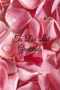 To Do List Gratitude