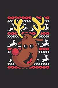 Christmas Red-nose Reindeer Notebook