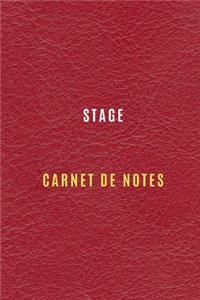 Carnet de notes de l'organisation du stage Objectifs, tâches et activités quotidiennes et réflexions du stage, Historique