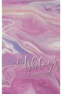Ashley's List of Wedding Tasks