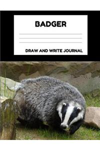 Badger Draw and Write Journal