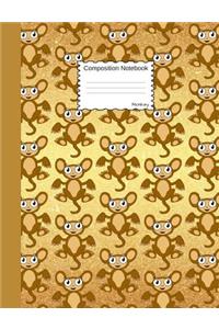 Monkey Composition Notebook
