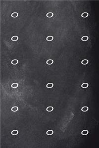 Monogram O Pattern 2019 Weekly Planner Monogram O Chalkboard 134 Pages