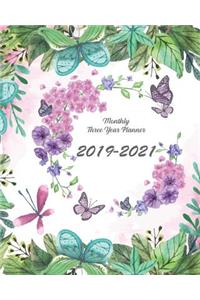 2019-2021 Monthly Three Year Planner