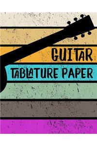 Guitar Tablature Paper