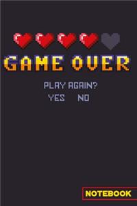 Game Over Notebook