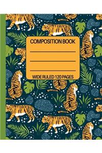 Wide Ruled Composition Book