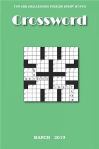 Crossword: March, 2019
