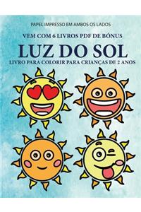 Livro para colorir para crianças de 2 anos (Luz do Sol)