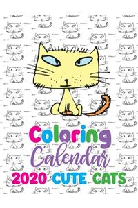Coloring Calendar 2020 Cute Cats