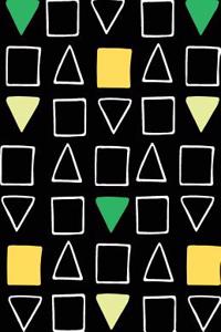 Journal Notebook Geometric Fun Green