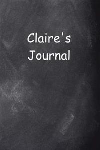 Claire Personalized Name Journal Custom Name Gift Idea Claire