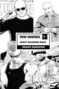 Vin Diesel Adult Coloring Book