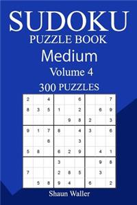 300 Medium Sudoku Puzzle Book