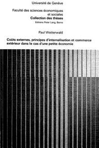 Couts externes, principes d'internalisation et commerce exterieur dans le cas d'une petite economie
