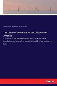 The Letter of Colombus on the Discovery of America