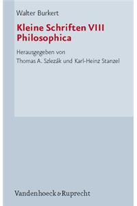Kleine Schriften VIII