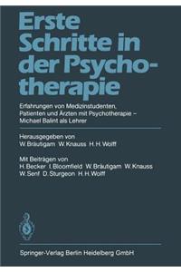 Erste Schritte in der Psychotherapie
