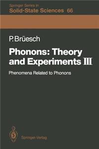 Phonons: Theory and Experiments III