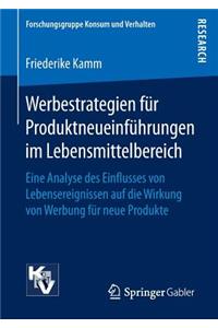Werbestrategien für Produktneueinführungen im Lebensmittelbereich