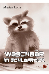 Waschbär im Schlafrock
