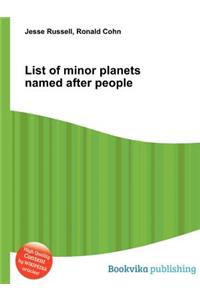 List of Minor Planets Named After People
