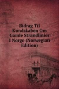 Bidrag Til Kundskaben Om Gamle Strandlinier I Norge (Norwegian Edition)