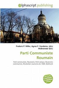 Parti Communiste Roumain