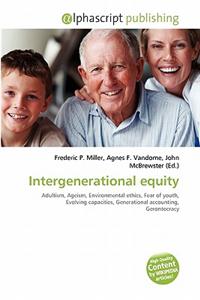 Intergenerational Equity