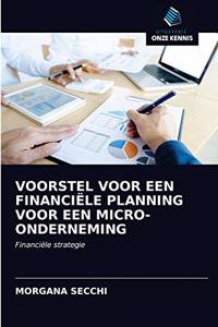 Voorstel Voor Een Financiële Planning Voor Een Micro-Onderneming