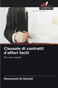 Clausole di contratti d'affari facili