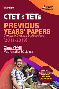 CTET & TETs Previous Years Papers Class 6-8 MAS & SCIENCE 2019 (Old Edition)