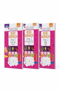 Oswaal NCERT Workbook Class 2 Hindi Saarangi, English Mridang and Mathematics Joyful (Set of 3 Books) (For Latest Exam)
