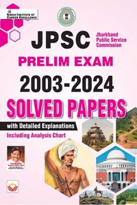 JPSC Prelim Exam 2003 To 2024 Solved Papers (English Medium)(4987)