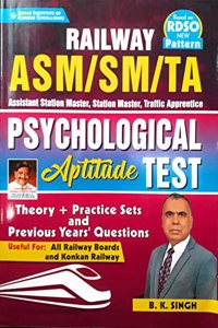 Kiran Railway ASM/SM/TA Psychological Aptitude Test (English Medium) (3730)