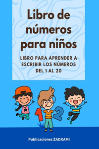 Libro de números para niños