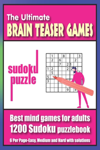 Ultimate brain teaser games sudoku puzzle