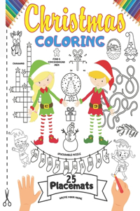 Christmas Coloring Placemats