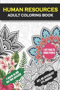 Human Resources Adult Coloring Book