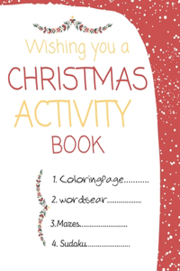 Christmas Activity Book, Wishing you
