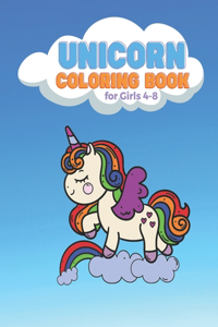 Unicorn Coloring Book for Girls 4-8