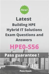 Latest Building HPE Hybrid IT Solutions Exam HPE0-S56 Questions and Answers