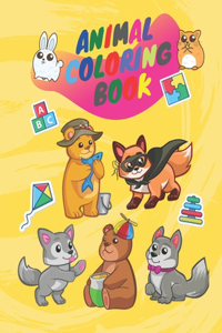 Animal coloring book