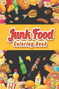 Junk food coloring book