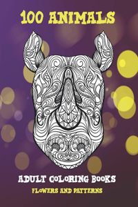 Adult Coloring Books Flowers and Patterns - Animals