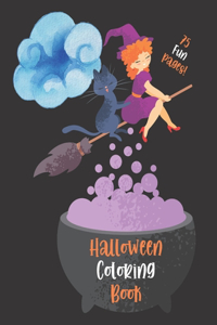 Halloween Coloring Book- 75 Fun Pages