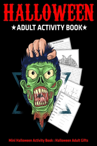 Halloween Adult Activity Book