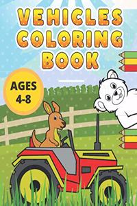 Vehicles Coloring Book