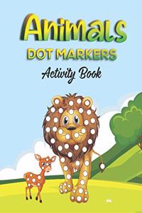Animals Dot Markers Activity Book