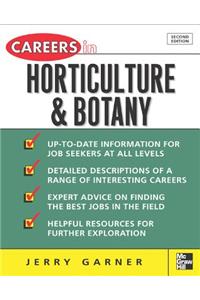 Careers in Horticulture and Botany